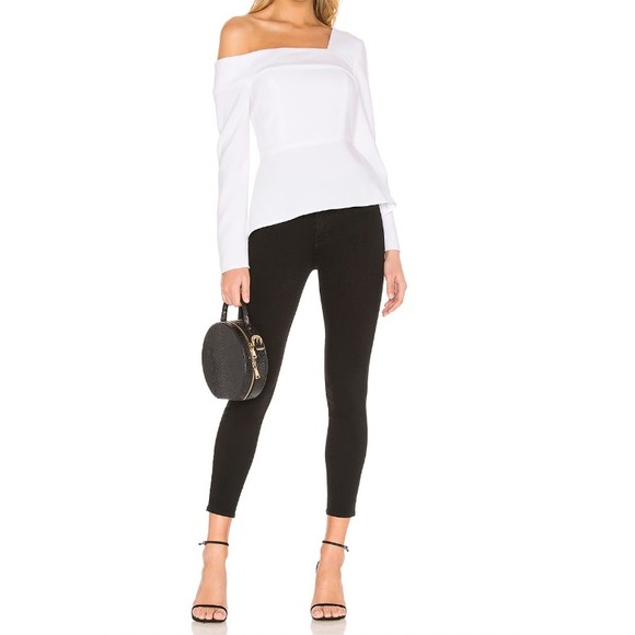 Denim - NWT L'AGENCE Margot Skinny Jeans – Black – Size 24